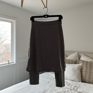 HEATHER GRAY SHIRTTAIL SNOGA 3/4 LENGTH